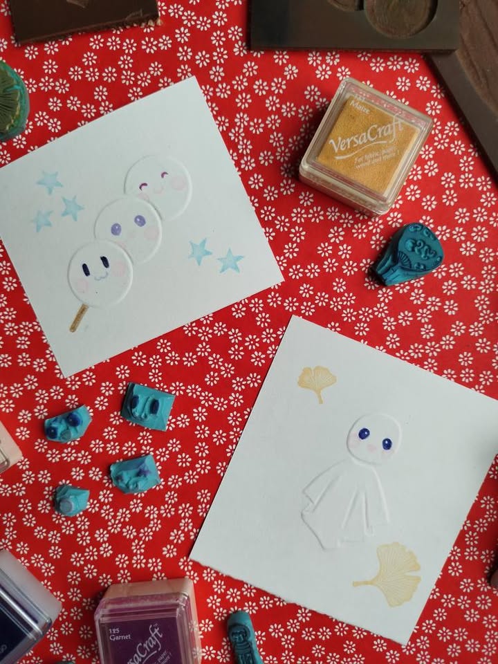 Du kawaii en pagaille - Atelier tampon pour les enfants / 10H30